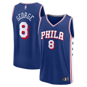 NBA 76ers 8 Paul George Blue Nike Men Jersey NBA 76ers 8 Paul George Blue Nike Men Jersey