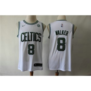 NBA Boston Celtics 8 Kemba Walker White Nike Men Jersey with logo NBA Boston Celtics 8 Kemba Walker White Nike Men Jersey with logo