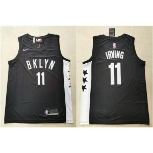 NBA Brooklyn Nets 11 Kyrie Irving 2019 New Black Nike Men Jersey NBA Brooklyn Nets 11 Kyrie Irving 2019 New Black Nike Men Jersey