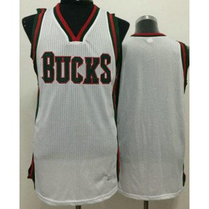 NBA Bucks Blank White Revolution 30 Men Jersey NBA Bucks Blank White Revolution 30 Men Jersey