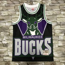 NBA Bucks Mitchell & Ness Big Face Men Jersey NBA Bucks Mitchell & Ness Big Face Men Jersey