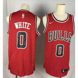 NBA Bulls 0 Coby White Red 2019 Draft Nike Men Jersey