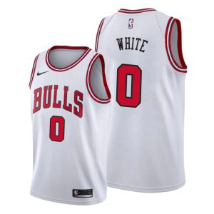NBA Bulls 0 Coby White White 2019 Draft Nike Men Jersey