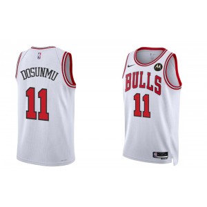 NBA Bulls 11 Ayo Dosunmu White Nike Men Jersey