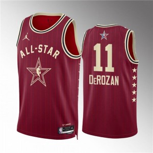 NBA Bulls 11 DeMar DeRozan Crimson 2024 All Star Jordan Men Jersey NBA Bulls 11 DeMar DeRozan Crimson 2024 All Star Jordan Men Jersey