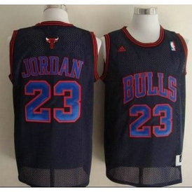 NBA Bulls 23 Michael Jordan Black Men Jersey 2