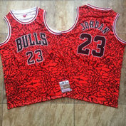 NBA Bulls 23 Michael Jordan Red 1996-97 Hardwood Classics Men Jersey 1