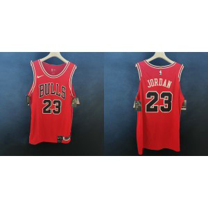 NBA Bulls 23 Michael Jordan Red New AU Style Men Jersey