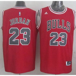 NBA Bulls 23 Michael Jordan Red Revolution 30 Men Jersey