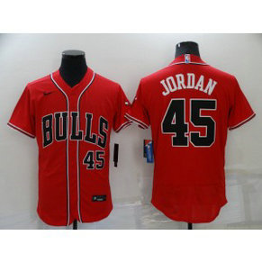 NBA Bulls 45 Jordan Red Nike Men Jersey
