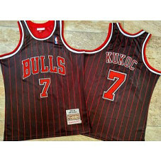 NBA Bulls 7 Kukoc 1995-96 Mitchell&Ness Throwback Men Jersey