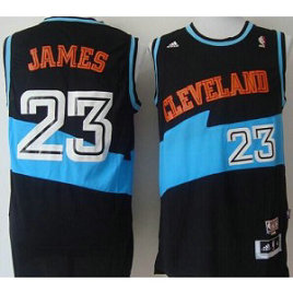 NBA Cavaliers 23 LeBron James Black ABA Hardwood Classic Men Jersey NBA Cavaliers 23 LeBron James Black ABA Hardwood Classic Men Jersey