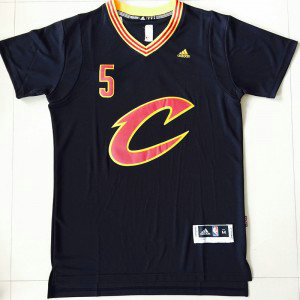 NBA Cavaliers 5 J.R. Smith Black Short Sleeve Swingman Men Jersey NBA Cavaliers 5 J.R. Smith Black Short Sleeve Swingman Men Jersey