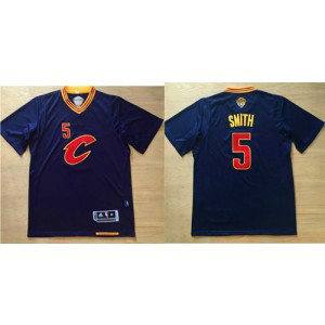 NBA Cavaliers 5 J.R. Smith Navy Blue Short Sleeve 'C' Men Jersey NBA Cavaliers 5 J.R. Smith Navy Blue Short Sleeve 'C' Men Jersey