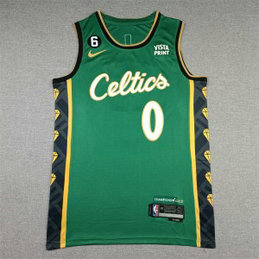 NBA Celtic 0 Jayson Tatum Green 2022-23 Nike Men Jersey