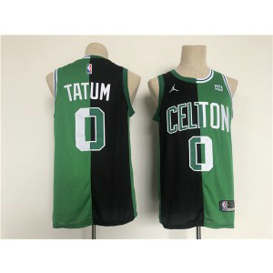 NBA Celtics 0 Jayson Tatum 2022 Green Black Basketball Men Jersey NBA Celtics 0 Jayson Tatum 2022 Green Black Basketball Men Jersey