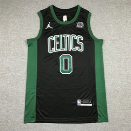 NBA Celtics 0 Jayson Tatum Black 75th Anniversary Men Jersey NBA Celtics 0 Jayson Tatum Black 75th Anniversary Men Jersey