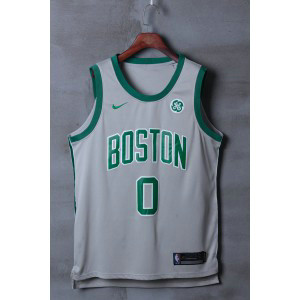 NBA Celtics 0 Jayson Tatum Gray City Edition Nike Men Jersey NBA Celtics 0 Jayson Tatum Gray City Edition Nike Men Jersey