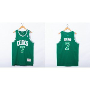 NBA Celtics 7 Jaylen Brown Green M&N Python Basketball Men Jersey NBA Celtics 7 Jaylen Brown Green M&N Python Basketball Men Jersey