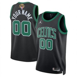 NBA Celtics Customized Black 2024 Finals Jordan Men Jersey NBA Celtics Customized Black 2024 Finals Jordan Men Jersey