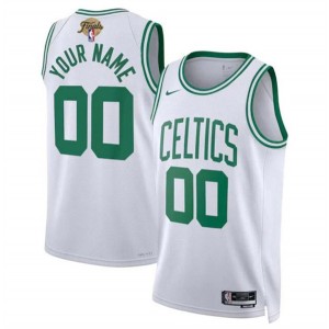 NBA Celtics Customized White 2024 Finals Nike Men Jersey NBA Celtics Customized White 2024 Finals Nike Men Jersey