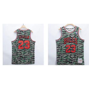 NBA Chicago Bulls 23 Jordan Camo Men Jersey