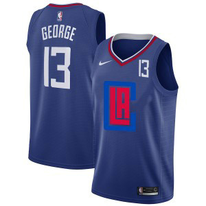 NBA Clippers 13 Paul George Blue Nike City Edition Men Jersey NBA Clippers 13 Paul George Blue Nike City Edition Men Jersey