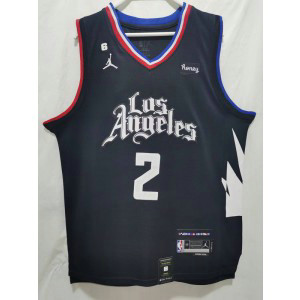 NBA Clippers 2 Kawhi Leonard Black Jordan Men Jersey NBA Clippers 2 Kawhi Leonard Black Jordan Men Jersey