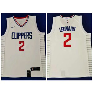 NBA Clippers 2 Kawhi Leonard White Nike Men Jersey 1 NBA Clippers 2 Kawhi Leonard White Nike Men Jersey 1