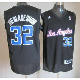 NBA Clippers 32 Blake Griffin Black With Blake Show Men Jersey NBA Clippers 32 Blake Griffin Black With Blake Show Men Jersey