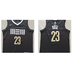 NBA Grizzlies 23 Rose Black Nike Men Jersey