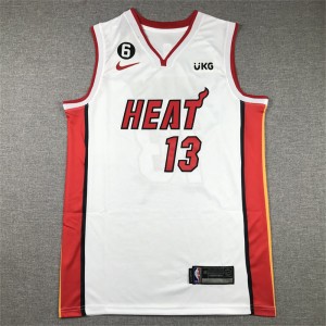 NBA Heat 13 Bam Adebayo White Nike Men Jersey