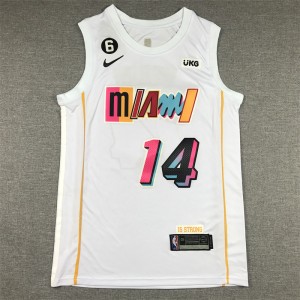 NBA Heat 14 Tyler Herro White 2023 New Nike Men Jersey NBA Heat 14 Tyler Herro White 2023 New Nike Men Jersey