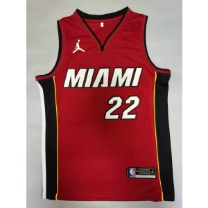 NBA Heat 22 Butler 75th Anniversary Red Men Jersey NBA Heat 22 Butler 75th Anniversary Red Men Jersey