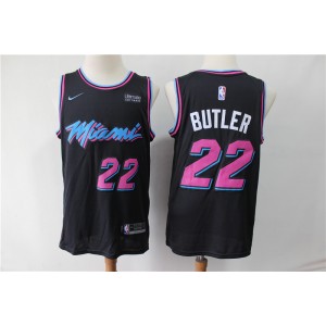 NBA Heat 22 Jimmy Butler Black City Edition Nike Men Jersey with logo