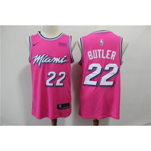 NBA Heat 22 Jimmy Butler Pink Earned Edition Nike Men Jersey NBA Heat 22 Jimmy Butler Pink Earned Edition Nike Men Jersey