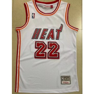 NBA Heat 22 Jimmy Butler White Throwback Men Jersey NBA Heat 22 Jimmy Butler White Throwback Men Jersey