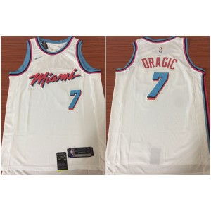 NBA Heat 7 Goran Dragic White Nike Swingman City Edition Men Jersey NBA Heat 7 Goran Dragic White Nike Swingman City Edition Men Jersey