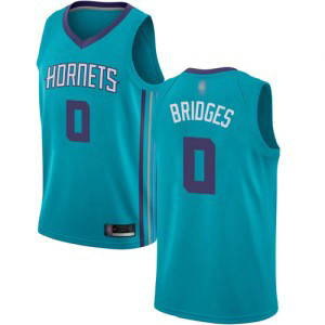 NBA Hornets 0 Miles Bridges Teal Men Jersey NBA Hornets 0 Miles Bridges Teal Men Jersey