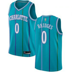 NBA Hornets 0 Miles Bridges Teal Throwback Men Jersey NBA Hornets 0 Miles Bridges Teal Throwback Men Jersey