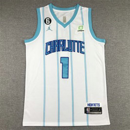 NBA Hornets 1 LaMelo Ball White 2022-23 New Men Jersey