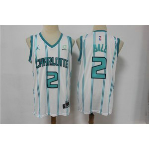 NBA Hornets 2 LaMelo Ball White 2020 Jordan Men Jersey
