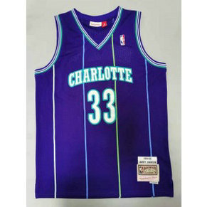 NBA Hornets 33 Alonzo Mourning Purple Men Jersey NBA Hornets 33 Alonzo Mourning Purple Men Jersey