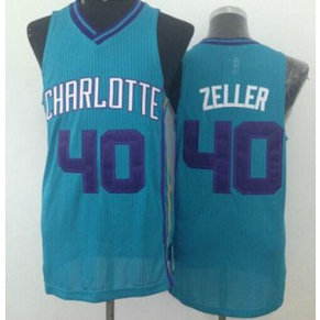 NBA Hornets 40 Cody Zeller Blue Revolution 30 Men Jersey NBA Hornets 40 Cody Zeller Blue Revolution 30 Men Jersey