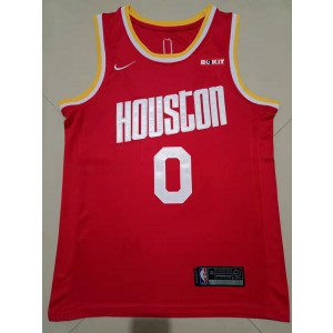 NBA Houston Rockets 0 Green Red Men Jersey NBA Houston Rockets 0 Green Red Men Jersey