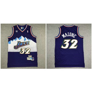 NBA Jazz 32 Karl Malone Purple Hardwood Classics Men Jersey NBA Jazz 32 Karl Malone Purple Hardwood Classics Men Jersey