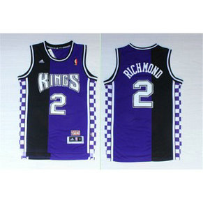 NBA Kings 2 Mitch Richmond Black Purple Hardwood Classics Men Jersey NBA Kings 2 Mitch Richmond Black Purple Hardwood Classics Men Jersey
