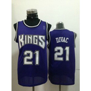 NBA Kings 21 Vlade Divac Purple Throwback Men Jersey NBA Kings 21 Vlade Divac Purple Throwback Men Jersey