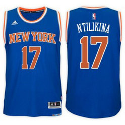 NBA Knicks 17 Frank Ntilikina Blue 2017 NBA Draft Men Jersey NBA Knicks 17 Frank Ntilikina Blue 2017 NBA Draft Men Jersey