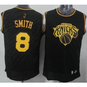 NBA Knicks 8 J.R. Smith Black Precious Metals Men Jersey NBA Knicks 8 J.R. Smith Black Precious Metals Men Jersey